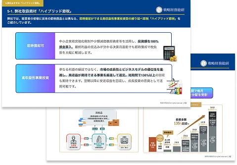 ハイブリッド節税紹介＆商品例